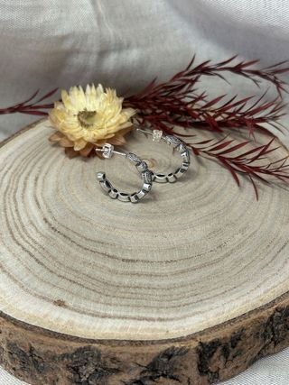 Pendientes Aro Lagrimas Circonitas