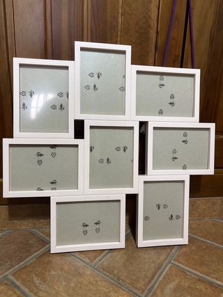 Marco de fotos múltiple rosa clarito