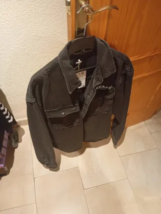 Chaqueta vaquera Pull&Bear azul