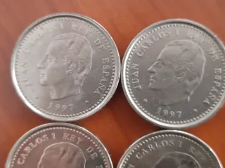 4 Monedas 100 Pesetas 1997 JCI Teatro Real