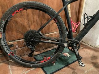 Bicicleta de carretera Merida azul