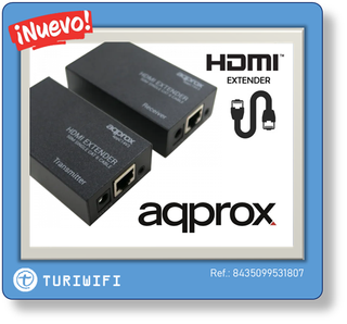 Extensor HDMI por RJ45 Cat 6 | TURIWIFI