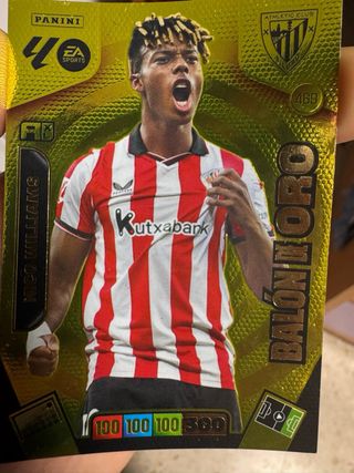 Panini Adrenalyn Nico Williams Balón de Oro 25/26