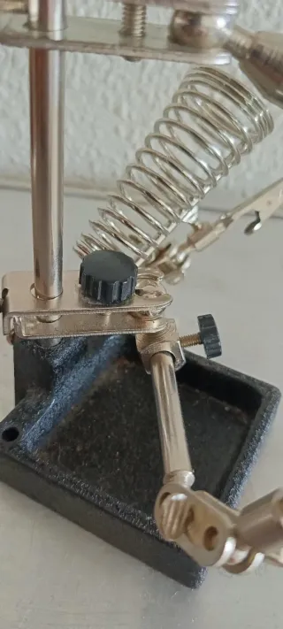 Lupa de soldadura con pinzas