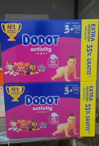 240 Pañales(2x120) Dodot Activity t3+