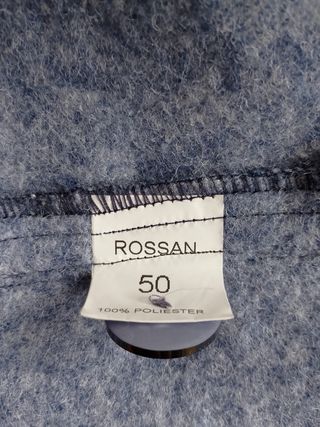 Abrigo azul marca Rossan