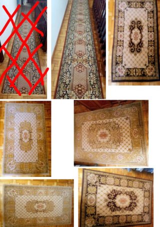 Conjunto  6 alfombras