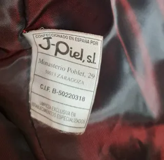 Abrigo largo morado/marrón