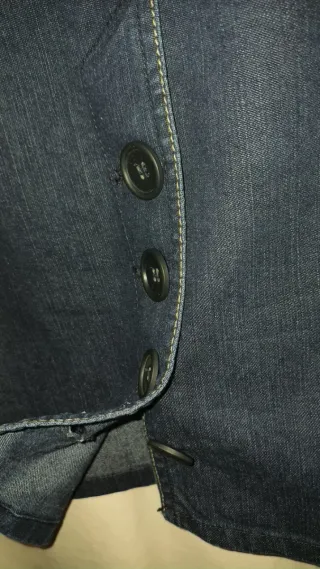 Falda vaquera tiro alto talla 34