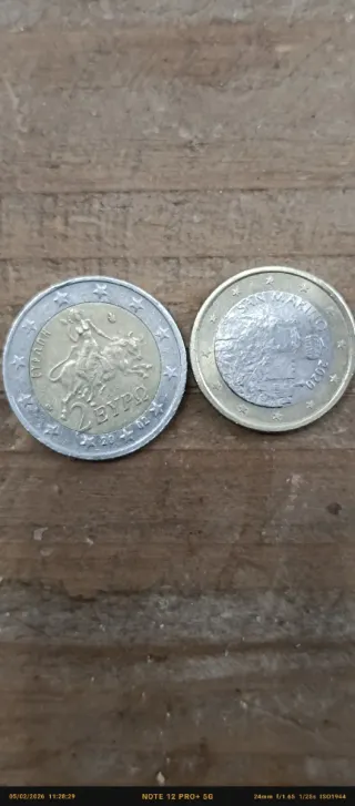 Set di 41 monete da 2 euro, 1 da 1 euro
