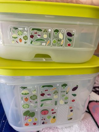 Set 2 Contenitori Tupperware Frutta Verdura