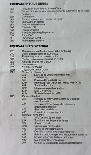 MINI COOPER CAMDEN EDITION 2022
