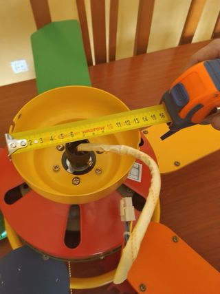 Ventilador de techo infantil multicolor