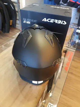 Casco Acerbis Jet Aria Negro Mate