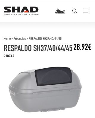 Top Case Shad SH44 Poco Uso