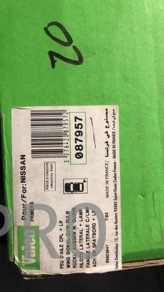PILOTO NISSAN PRIMERA DERECHO 087957