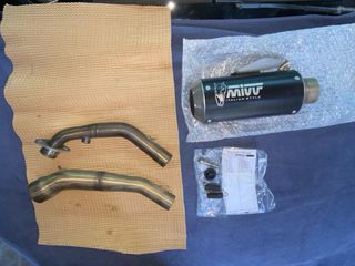 Mivv MK3 Honda CB125R 2021-2024 Inox/Negro