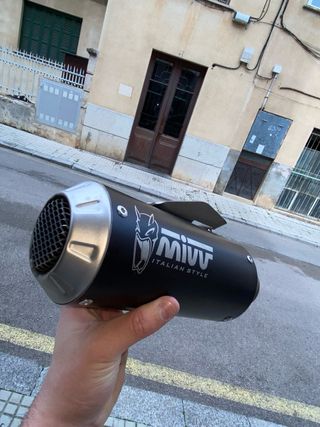 Mivv MK3 Honda CB125R 2021-2024 Inox/Negro