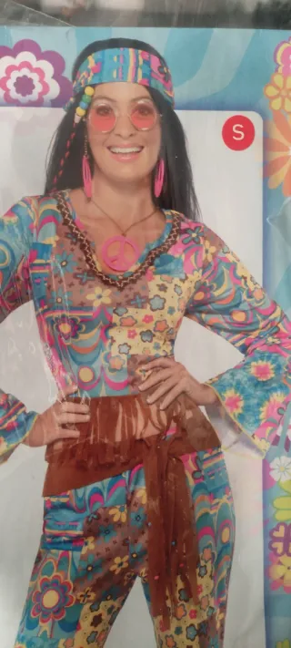 Disfraz Hippie Talla S