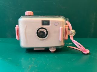Cámara de fotos rosa