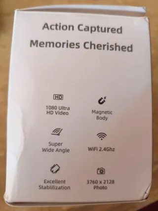 Mini Cámara de Acción WiFi 1920P