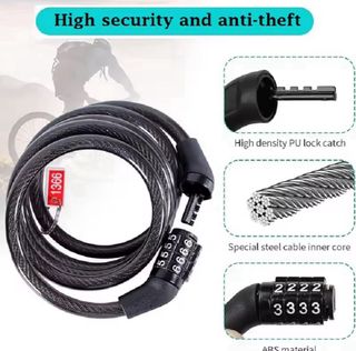 Candado 4 dígitos antirrobo aleación