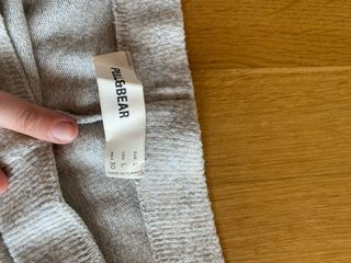 Pantalón punto elástico beige