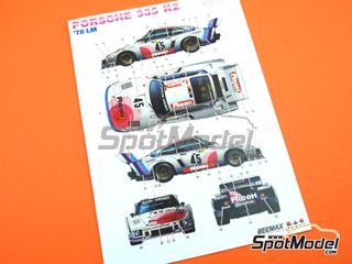 Maqueta Porsche 935 K2 '78 Le Mans Beemax 1/24