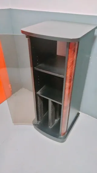 Mueble Hi-Fi Negro y Marrón Equipo mini