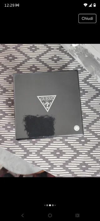 Scatola regalo Guess nera