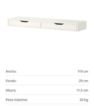 Estante con cajones Alex