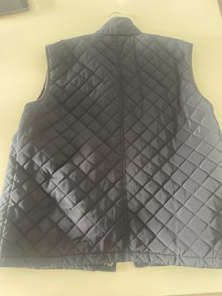 Chaleco acolchado azul