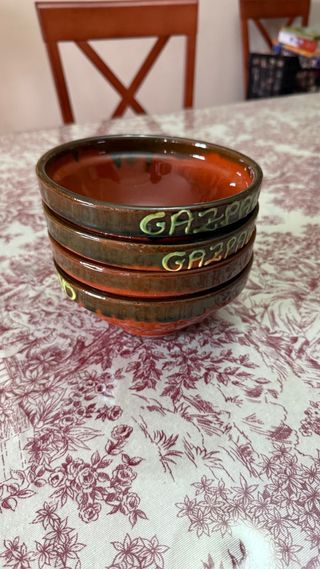 Juego de 4 cuencos de cerámica