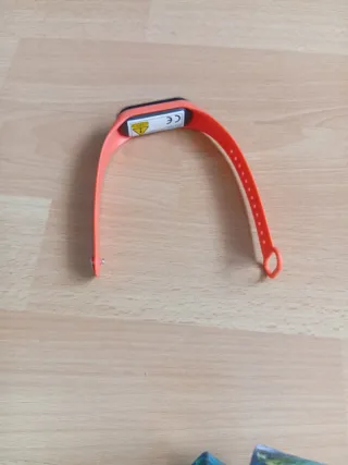 Reloj digital naranja