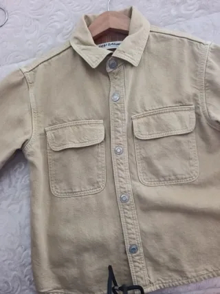 Sobrecamisa Zara Beige 4_5 años  Talla grande