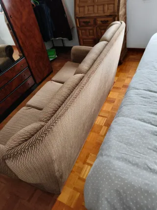 Juego de 2 sillones y sofá 3 plazas