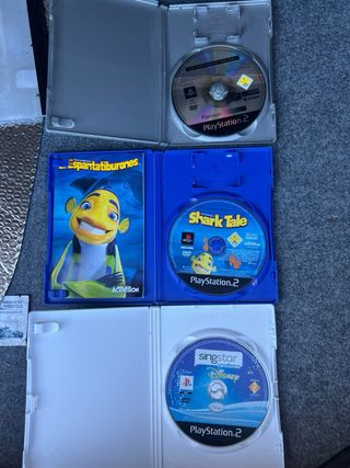 Lote 3 Juegos PS2: Simpsons, Fish, Disney