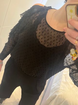 Mono elegante Zara negro