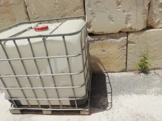 Bidón 1000L IBC con jaula metálica