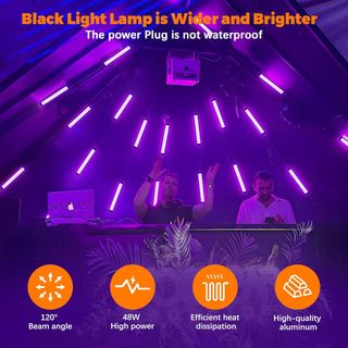 2 Lámparas LED UV 48W