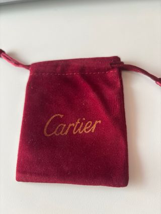 Sacca gioielli Cartier rossa