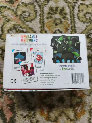 Juego de mesa Unstable Unicorns