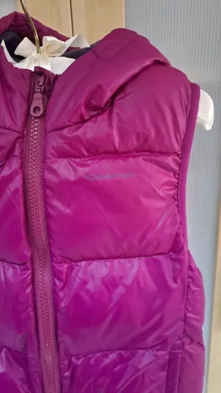 Chaleco plumífero niña