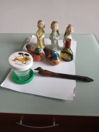 Lote de figuras y adornos