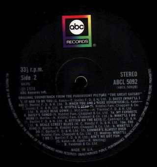 Vinilo The Great Gatsby Banda Sonora Original