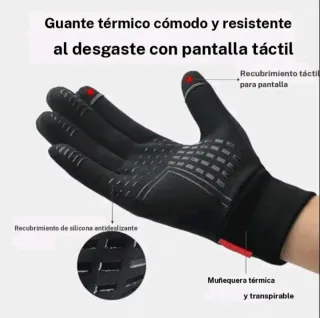 Guantes térmicos negros