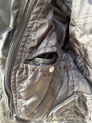 Chaqueta Biker Cuero Acolchada