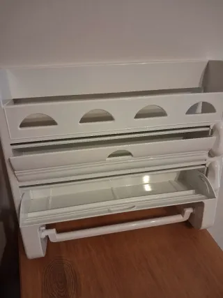 Portarotoli da cucina bianco