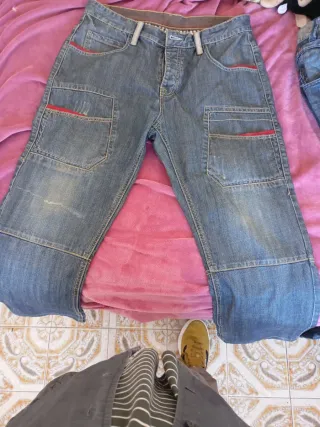 Pantalón Desigual Talla 44 Azul