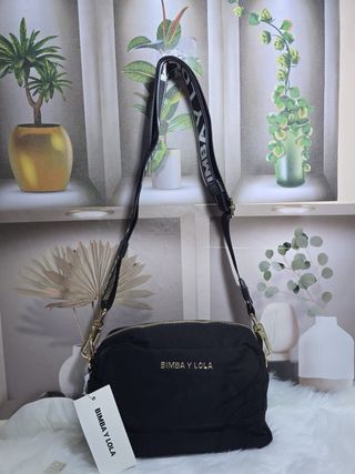 Bolso Bimba y Lola Beige Nylon